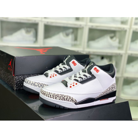Air Jordan 3 Retro Atmosphere  White Black